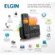 Telefone sem Fio Elgin com Secretária Eletronica e identificador Elgin TSF800SE Preto